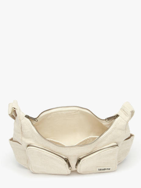 Shoulder Bag Jute Cotton Hindbag Beige jute JU other view 2
