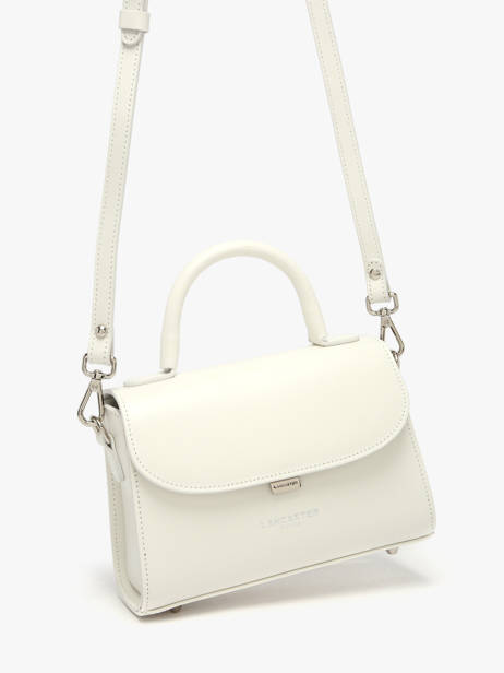 Small Leather Suave Crossbody Bag Lancaster White suave even 16 other view 1
