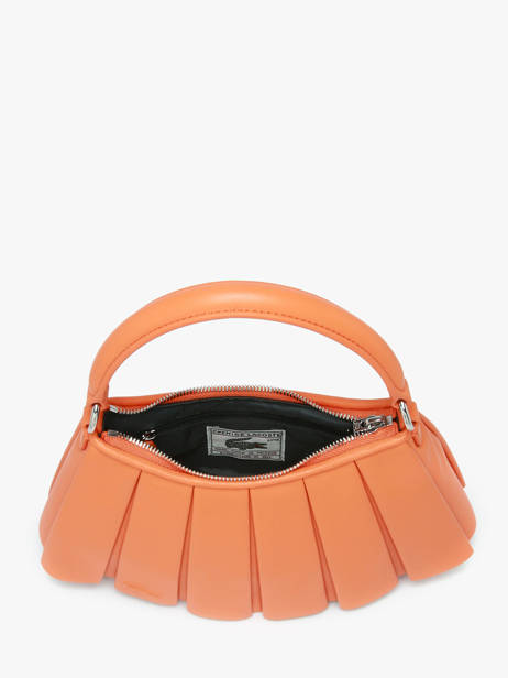 Sac Porté épaule Lenglen Cuir Lacoste Orange lenglen NU5011DP vue secondaire 2