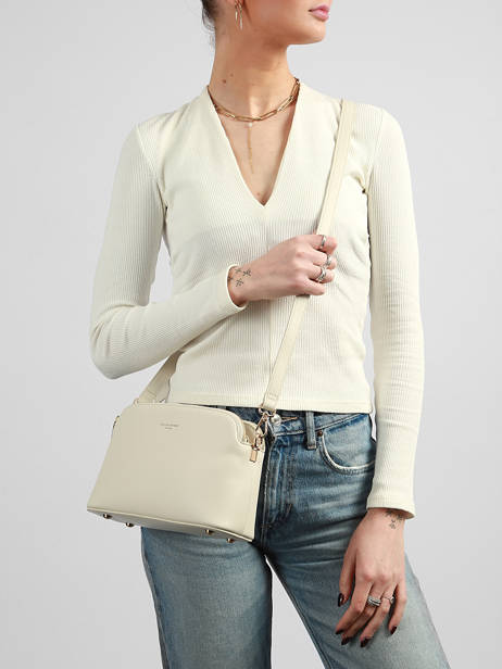 Shoulder Bag French Polyurethane David jones White french CM7342 other view 1