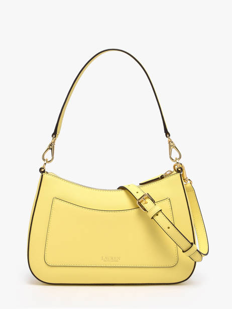 Leather Danni 26 Shoulder Bag Lauren ralph lauren Yellow danni 31883768 other view 4