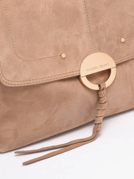 Suede Leather Othilia Crossbody Bag Vanessa bruno Beige othilia 55V40813 other view 4
