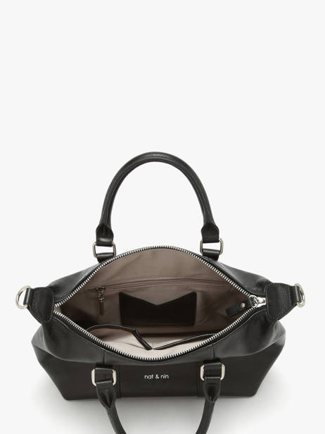 Satchel Vintage Leather Nat et nin Black vintage MTHYLANE other view 3