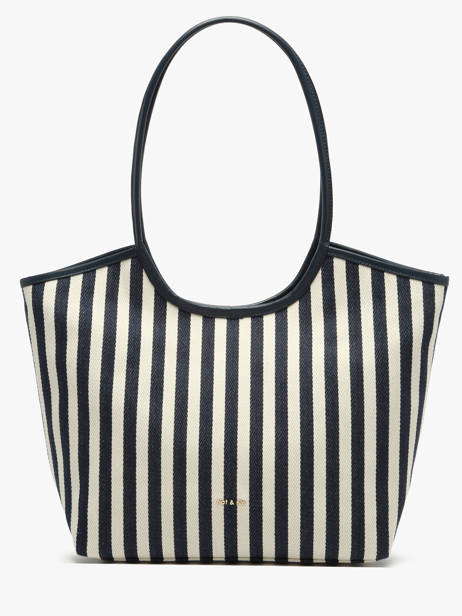 Shoulder Bag Rayure Nat et nin Blue rayure RY