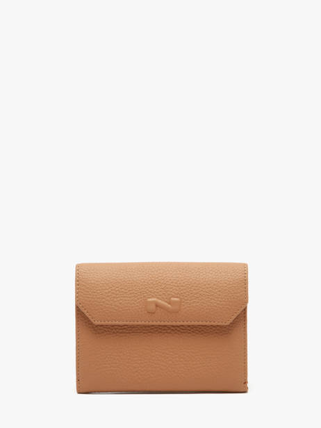 Leather Original N Wallet 2 Compartments Nathan baume Brown original n 413N other view 1