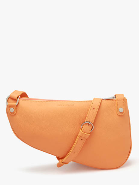 Leather Crossbody Bag Large City Perle Nathan baume Orange n city 1 other view 5