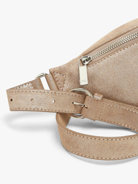 Leather Small Derby Glitter Belt Bag Nathan baume Brown n city 25GT other view 3