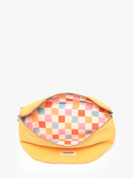 Le Sac Banane Custine Coton Recyclé Rivedroite Jaune timeless CUSTITIM vue secondaire 3