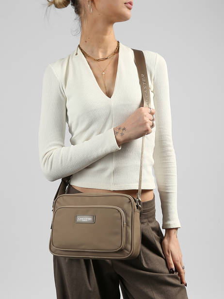 Shoulder Bag Basic Vita Nylon Lancaster Beige basic vita 77 other view 1