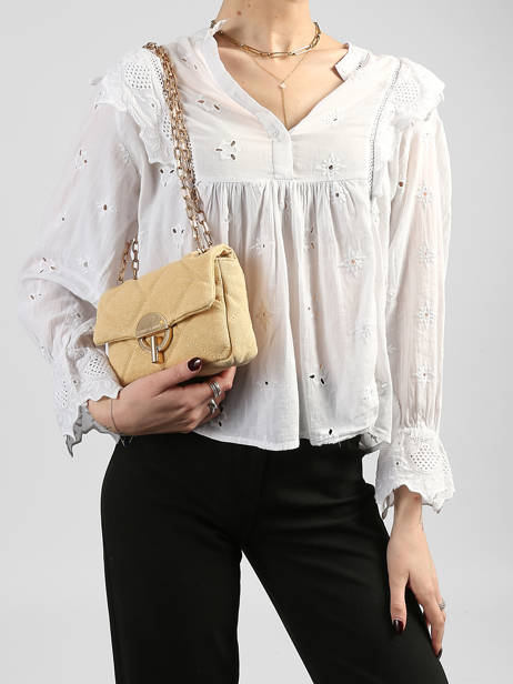 Crossbody Bag Moon Linen Vanessa bruno Yellow moon 70V40326 other view 1