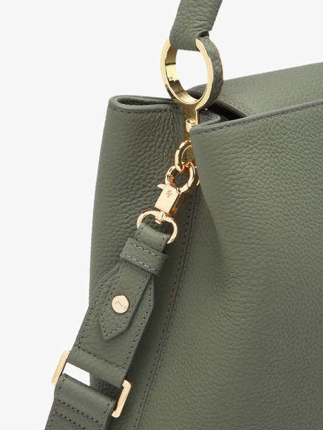 Leather Magnolia Top-handle Bag Nathan baume Green eden 3 other view 3