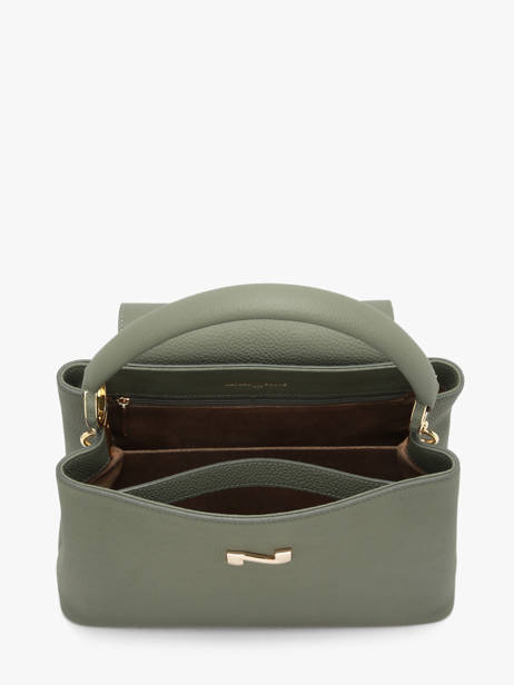 Leather Magnolia Top-handle Bag Nathan baume Green eden 3 other view 4