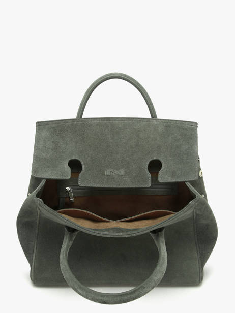 Suede Leather Clara Handbag Nathan baume Green nathan 2S other view 4