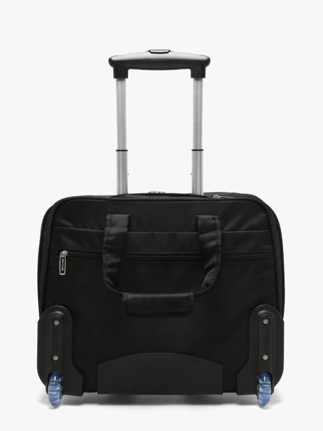 Pilot Case On Wheels Snowball Black business 68145 other view 5