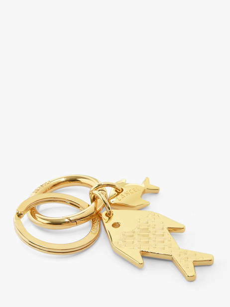 Metal Poissons Bag Charm Lancel Gold lancel plage  A14119 other view 2