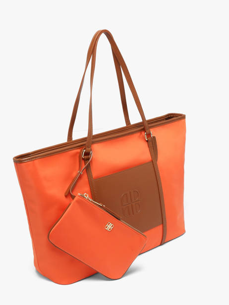 Sac Porté épaule L Fran Nylon Laurent david Orange ld bags 887 vue secondaire 2