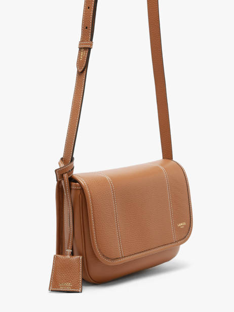 Medium Leather Victoire Crossbody Bag Lancel Brown victoire A13992 other view 2