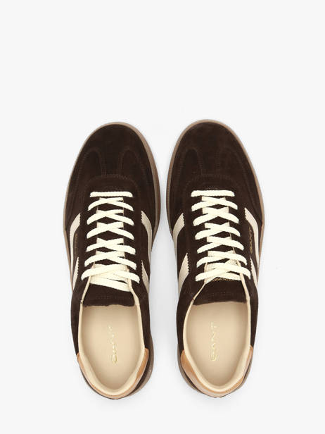 Sneakers In Leather Gant Brown men CUZIMG46 other view 4