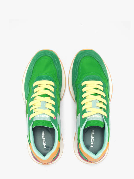 Sneakers In Leather Hoff Green women 12602014 other view 3