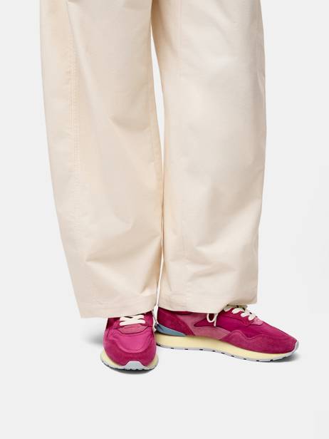 Sneakers In Leather Hoff Pink women 12602010 other view 1