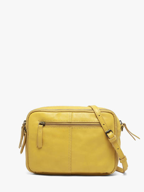 Sac Bandoulière Heritage Cuir Biba Jaune heritage BT32 vue secondaire 3