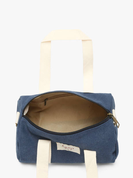 Crossbody Bag Amour Toile Cotton Miniprix Blue amour toile 8084 other view 2
