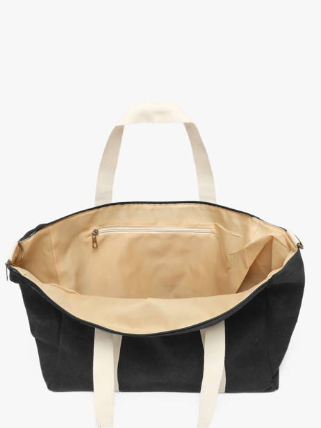 A4 Size Shoulder Bag Amour Toile Cotton Miniprix Black amour toile 8087 other view 2