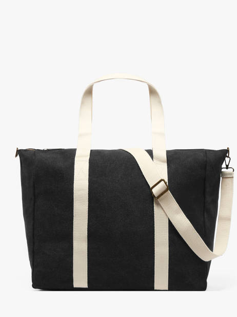 A4 Size Shoulder Bag Amour Toile Cotton Miniprix Black amour toile 8087 other view 3