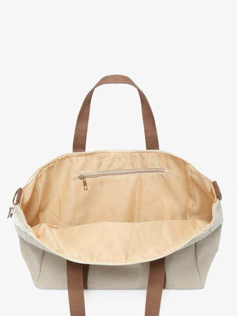 A4 Size Shoulder Bag Amour Toile Cotton Miniprix White amour toile 8087 other view 2