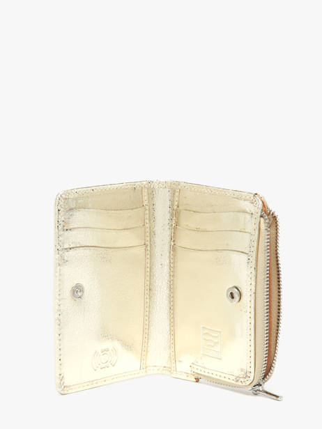 Wallet Leather Crinkles Gold caviar 14340 other view 1
