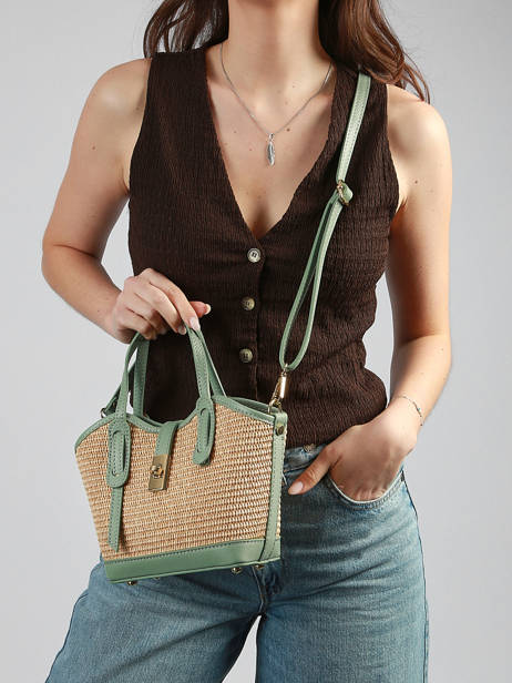 Sac Porté Main Capri Milano Vert capri CP25114 vue secondaire 1