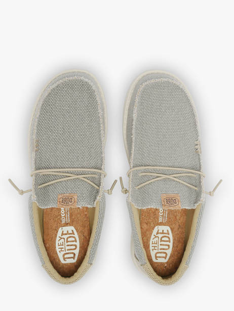 Moccasins Wally Braided Hey dude Blue men 40003 other view 3