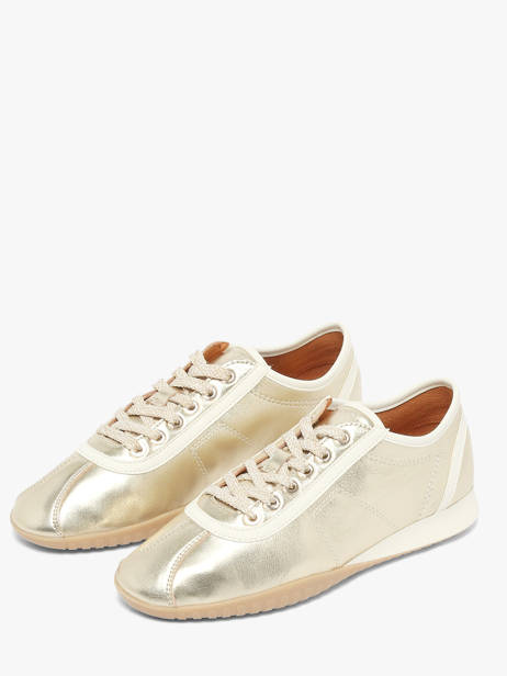 Sneakers In Leather Mam'zelle Gold women CSGLO37 other view 1