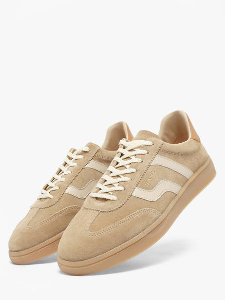 Sneakers In Leather Gant Beige men CUZIG126 other view 2