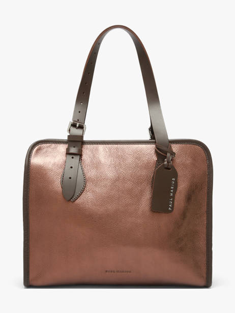 Shoulder Bag Vintage Leather Paul marius Brown vintage CABAS