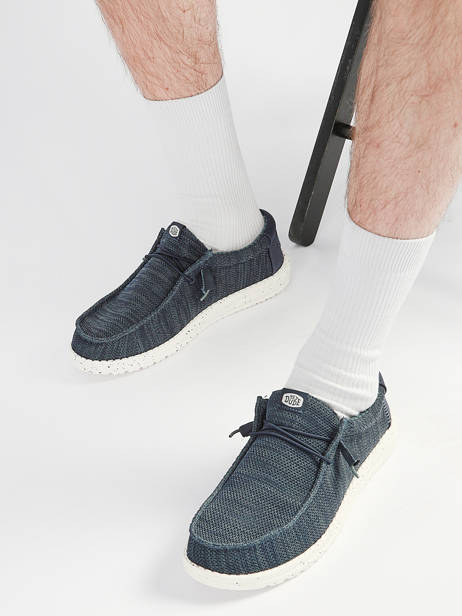 Moccasins Hey dude Blue men 41898 other view 1