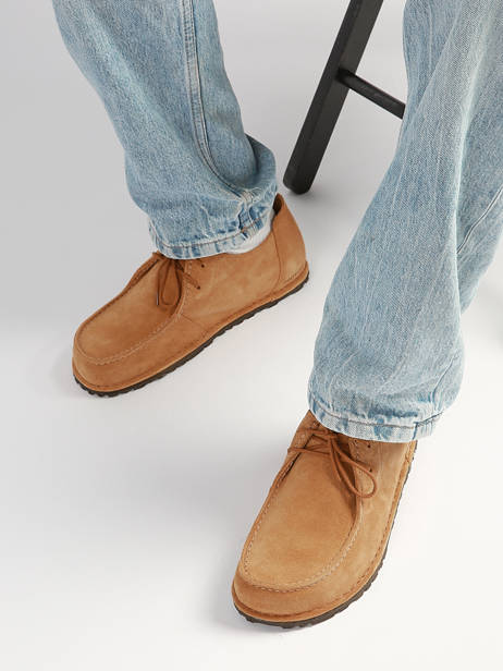 Derby Shoes In Leather Birkenstock Brown men 1031546 other view 1