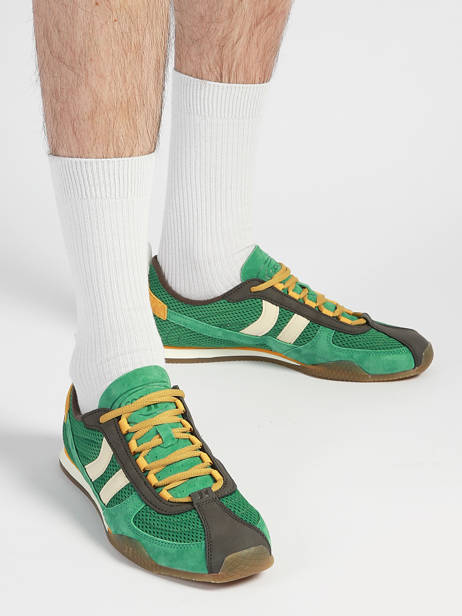 Sneakers In Leather Coolway Green men 8663808 other view 1