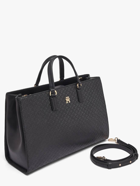 Sac Porté Main Th Daily Polyester Tommy hilfiger Noir th daily AW18418 vue secondaire 2