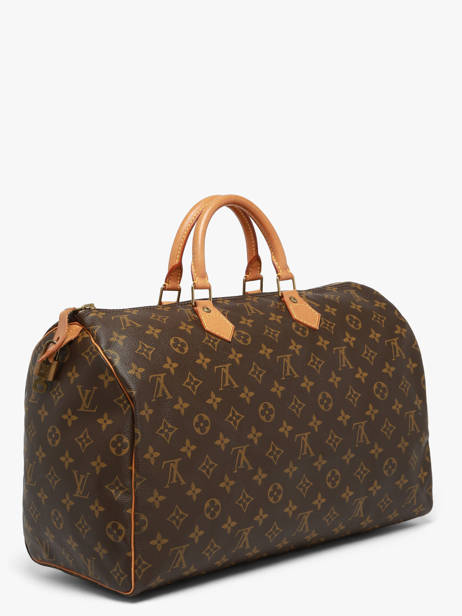 Preloved Louis Vuitton Handbag Speedy 40 Monogram Louis vuitton Brown second life 4O756WUA other view 5