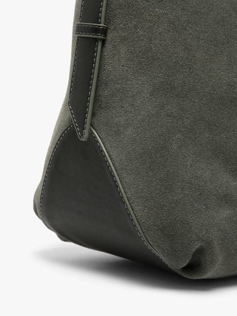 Suede Leather Carrie Shoulder Bag Nathan baume Green vogue 1 other view 2