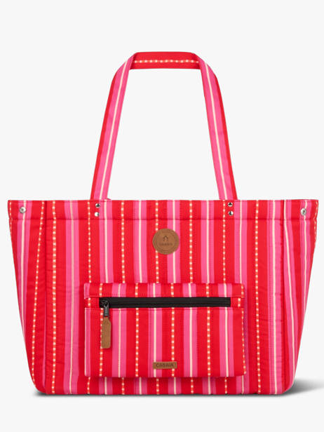 A4 Size Shoulder Bag Adventurer Recycled Polyester Cabaia Red adventurer TOTEBAGL