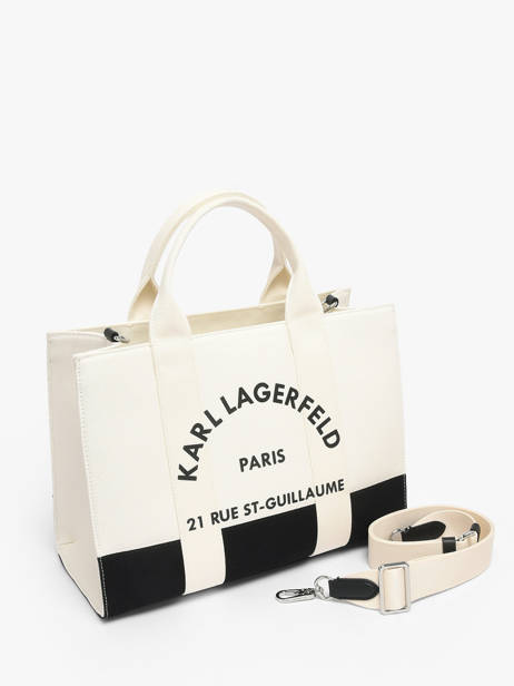 Handbag Rsg Cotton Karl lagerfeld White rsg A3W50025 other view 1