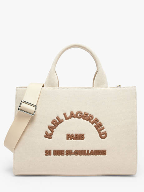 Satchel Rsg Cotton Karl lagerfeld Beige rsg B2W50010