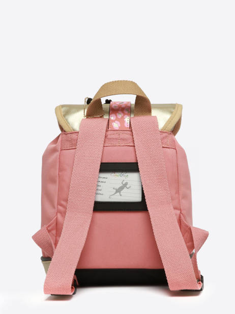 Sac à Dos 1 Compartiment Cameleon Pink vintage fantasy PBVGSD25 other view 4