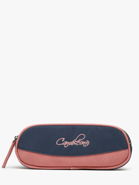 Pencil Case 2 Compartments Cameleon Blue vintage fantasy PBVGTROU
