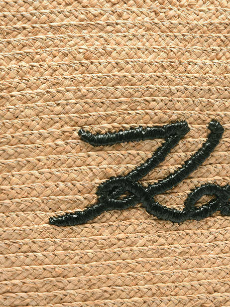 Shoulder Bag K Signature Raphia Karl lagerfeld Beige k signature B1W46070 other view 2