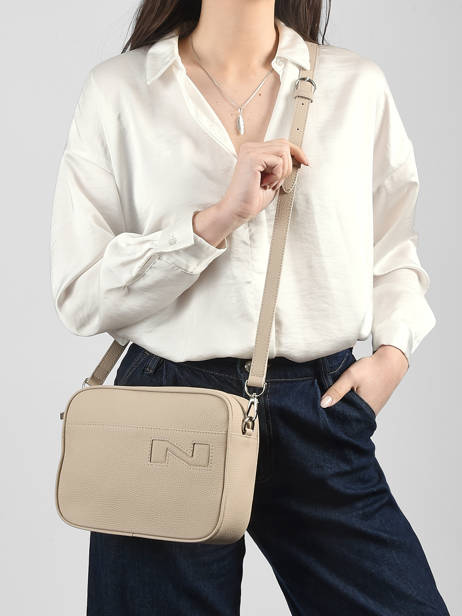Leather N City Leuven Crossbody Bag Nathan baume Beige n city 7 other view 1