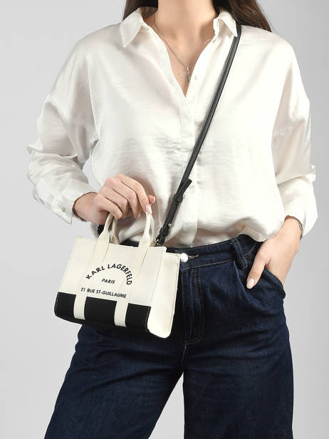 Shoulder Bag Rsg Cotton Karl lagerfeld White rsg A3W50027 other view 1