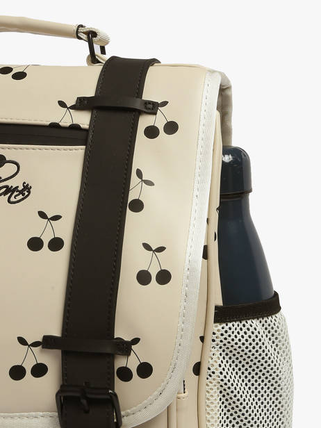 3-compartment Backpack Cameleon Beige vintage north PBVWSD39 other view 5